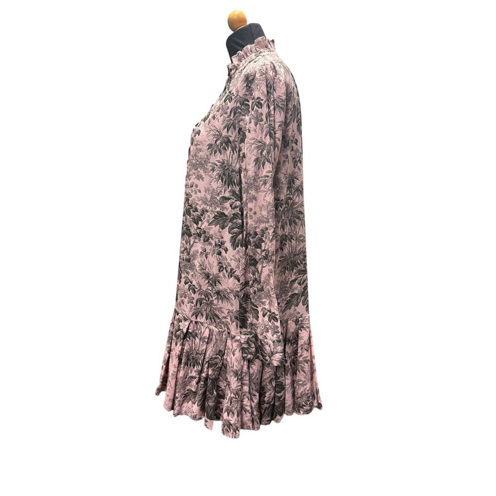 Tuckernuck Pressed Powder Toile Tate Dress Size Medium - Picture 5 of 10